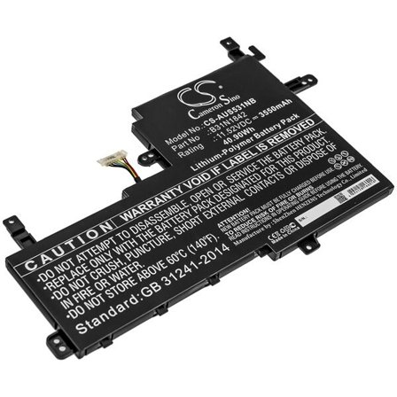 Batteri till Notebook, Bärbar dator för Asus VivoBook S15 S531FA-EJ003T m.fl.
