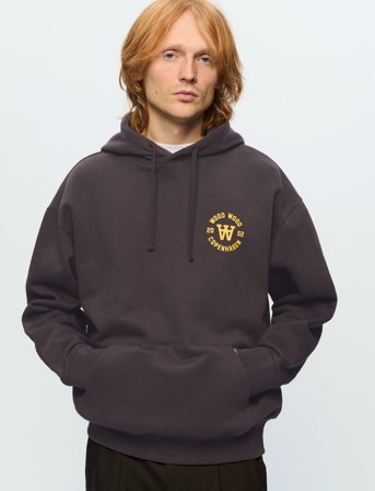 WOOD WOOD Wwcass Aa Seal Print - Black - XS