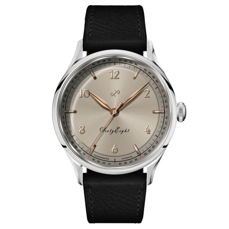 1968 Vintage | Chirurgická oceľ a farba šampanského pre mužov - Náramkové hodinky