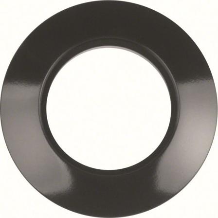 Hager 138101 Kombinasjonsramme for midtbrikker i 1930 serien Svart, 1 enhet, 80 mm, Strømbrytere & vegguttak