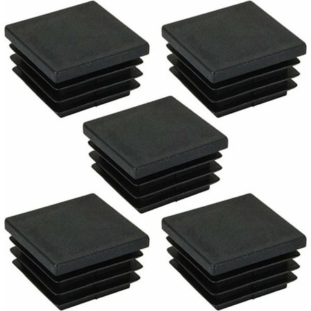 30 stk. firkantede rørpropper 30 x 30 mm, plastrørpropper, firkantede rørendehætter til borde, hylder, skabe