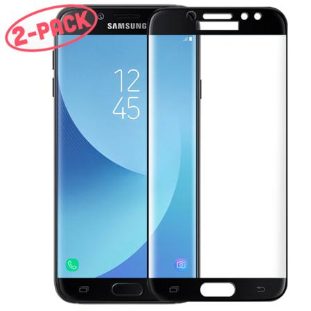 2-pack Skärmskydd - Samsung Galaxy J5 (2017) - Heltäckande Glas Transparent