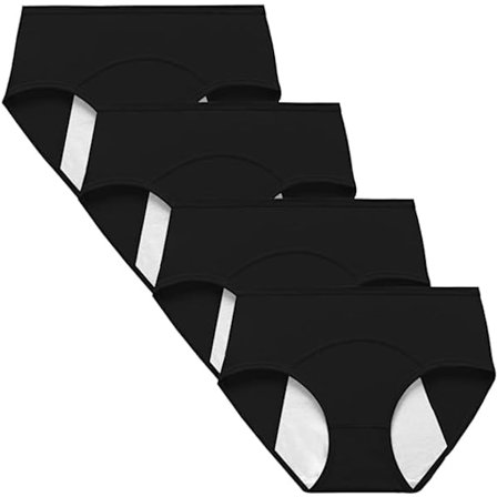 Menstruationsundertøj til kvinder med kraftig blødning - Bomuldsmenstruationsundertøj til piger - Anti