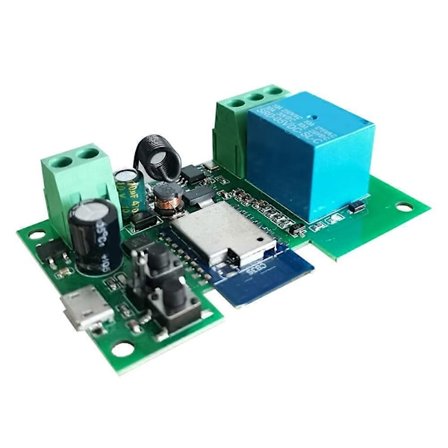 12V Wifi Rele Tuya Smart Life App Kytkinmoduuli Etä-ajastin Itselukittuva Toimii Kodin 2-suuntaisella Cont