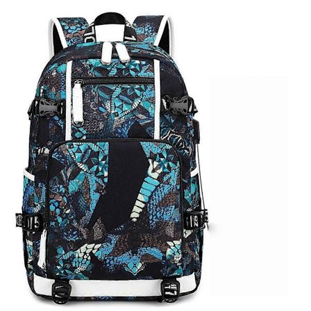 Urban Street Vettähylkivä Kannettavan Tietokoneen Reppu - Eco Sublimaatiopainettu Koululaukku Teineille, Unisex College Päiväreppu -HK819