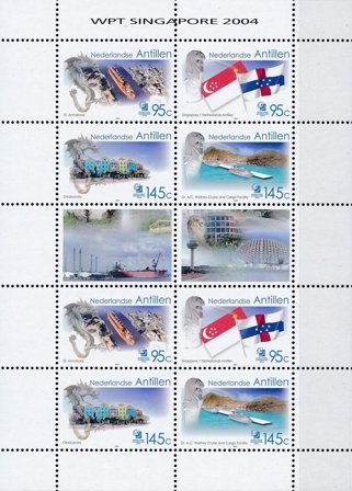 Hollandske Antiller 2004 - NVPH V1529-1532 - Miniark - Postfrisk