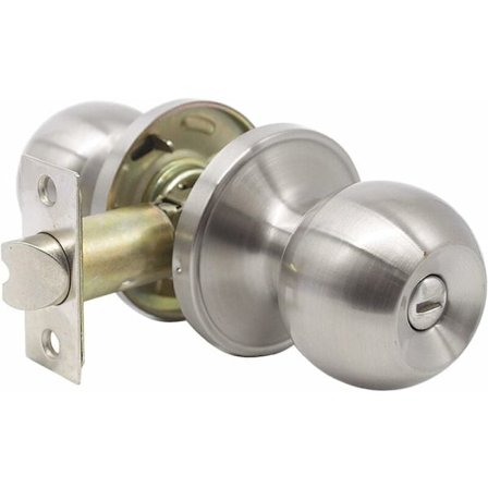 Entrédörrhandtag med deadbolt-lås, nyckellöst, kopparkärna med invändigt lås