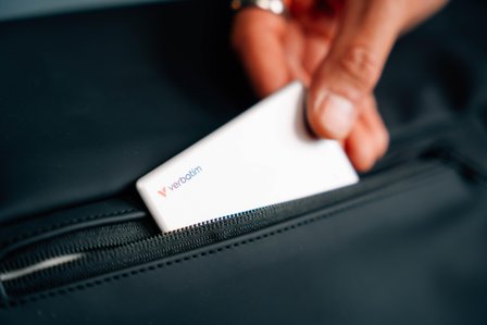 Verbatim MYFCR-01S My Finder Card Bluetooth Item Finder 1x Silver