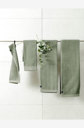 Himla - Handduk Lina - Grön - Handdukar - 100X150 - Från Homeroom