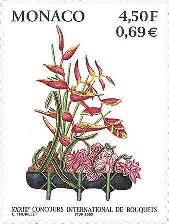 Monaco - Blomsterudstilling 2000 - Postfrisk frimærke