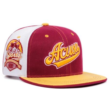 2024 Ny Acusa broderad cap för män för ungdomar Hip Hop Retro Hat Snapback Bomull Högkvalitativ Mode Dammössa red yellow Adjustable