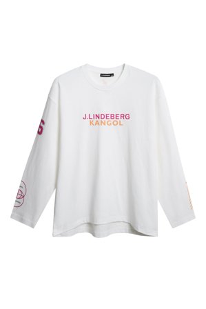 J.Lindeberg - Davie LS T-shirt - White - Mann - XL
