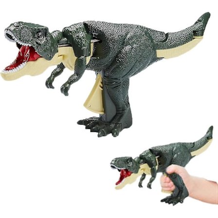 Hauskat dinosauruslelut 2023 - Laukaise T-Rex, dinosaurusnapsija hauska robottikäsi puristin dinosauruspeli uutuus pila lelu lahja syntymäpäiväksi, 