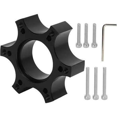 Snabbkopplingsnavadapter för ratt, Rattadapterplatta i aluminiumlegering 70 mm distans kompatibel med Thrustmaster T300RS med 13–14 tums ratt