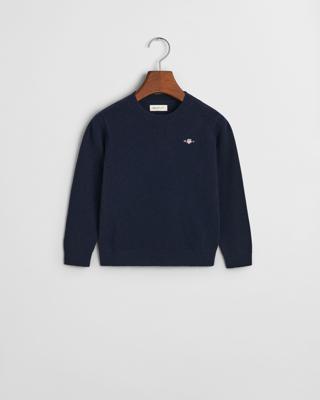 GANT - Lammeullgenser med rund hals for barn - Unisex - 110/116