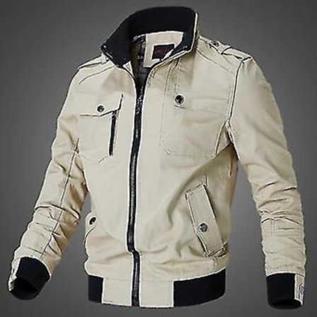 Militær Mode Casual Jakke Mænd Forår Efterår Udendørs Åndbar Taktisk Vindjakke Pilot Vindtæt Bomber Tøj (khaki XL)