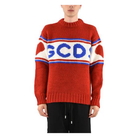 Gcds Logo Sweater Rød, Herre
