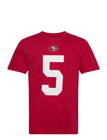Nike Nfl San Francisco 49Ers T-Shirt Lance No 5 T-shirts Short-sleeved Rød NIKE Fan Gear*Betinget Tilbud