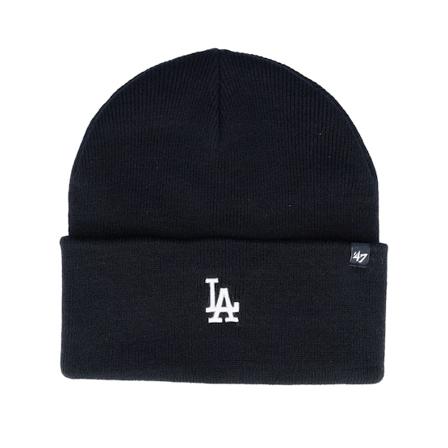 47 Brand - MLB Svart cuff Beanie - Los Angeles Dodgers MLB Base Runner Black Cuff @ Hatstore