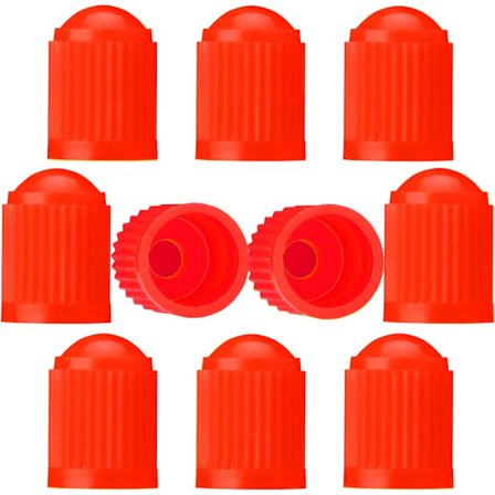 10 stk. Dækventilhætter, med O-gummipakning, Universal stamdæksler til SUV, biler, cykler, motorcykler, lastbiler, Heavy-Duty