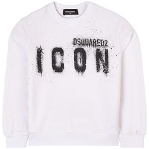 Kids - Dsquared2 White Icon Logo Sweatshirt 8 Years - Jumpers and knitwear - 8 years - White - Junge