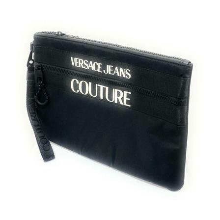Versace Jeans Couture, Clutches Czarny, unisex, Rozmiar: ONE Size