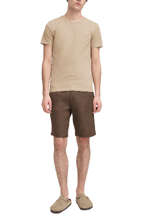 Casual Friday Cfdavide Crew Neck Tee T-Shirt T-shirts Herr Beige XL