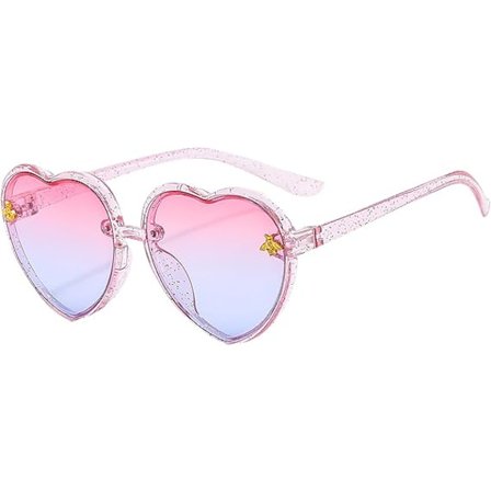 Solbriller Dame Halloween Hjerteformede Solbriller Gotisk Goth Halloween Tilbehør Party Samling Solbriller For Kvinner Og Jenter Rosa Blå