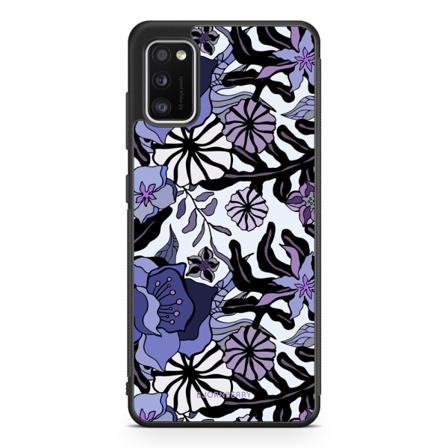 Bjornberry Skal Samsung Galaxy A41 - Lila Blommor