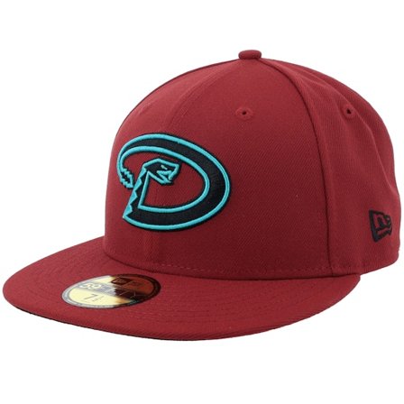 New Era - Rojo fitted Gorra - Arizona Diamondbacks 59FIFTY Acperf Aridia Alt Maroon Fitted @ Hatstore