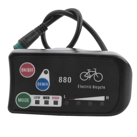 Elektrisk Cykel Display 36v 48v Ebike Ligent Kontrolpanel Lcd Display Led880 Vandtæt Controller