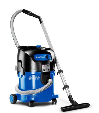 Nilfisk ATTIX 30-01 Våt- og tørrstøvsuger 1500 W, M-klasse, Rengjøringsmaskiner