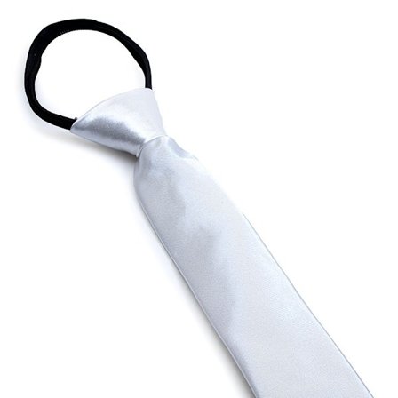 Färdigknuten slips Enfärgad Vuxen 48 x 5 cm - Flera färger