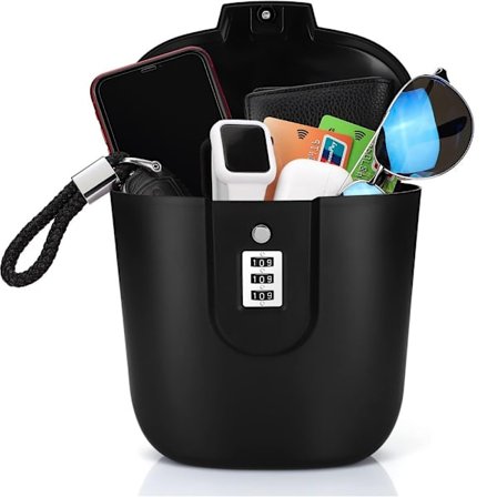 Portable tyverisikre safer, portable sikkerhetslåsvesker, mobile reisesafer og strandsafer med kombinasjonslåser