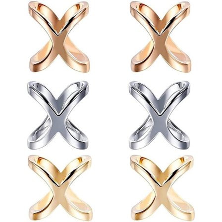 Dam flickor mode halsduk klämma ring halsduk halsduk klämmor legering halsduk