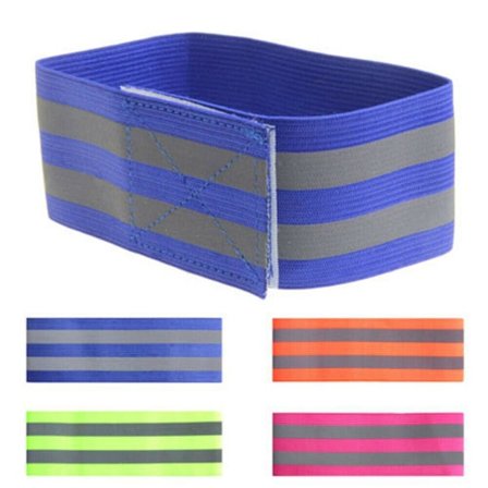 Reflekterende armbånd - Doble striper - Blå