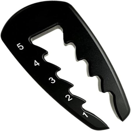 Justerbart golf tee høydeverktøy. Presisjons golf tee høydeinnstiller for konsekvent sving. Bærbar og praktisk. Forbedrer presisjon og konsistens.