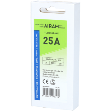 SIKRING 25A TREG 5-PAKK