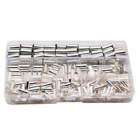 240 stk. ledningsklemmefittings, awg 4,6,8,10 ikke-isolerede kabelhuse ferrulestiftledning