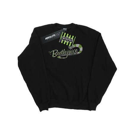 Beetlejuice Sandworm Alt Logo Sweatshirt S Svart