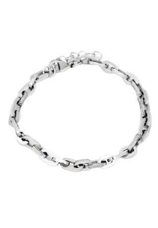 by BILLGREN Stan | Stålarmband Armband Herr Silver 19 cm