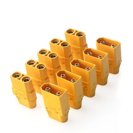 10 stykker XT90 stik 5 par Amass XT90 stik