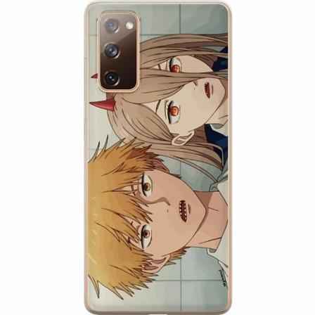 Samsung Galaxy S20 Fe Genomskinligt Skal Chainsaw Man