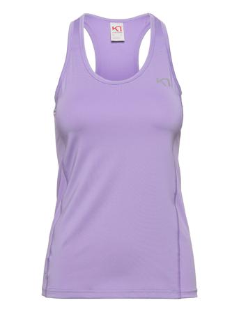 Nora Singlet T-shirts & Tops Sleeveless Lila Kari Traa