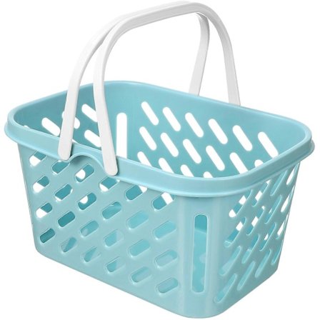 Pieni ostoskori lapsille, muovinen ruokakori kahvalla, lelujen säilytysastia, juhlapalvelus