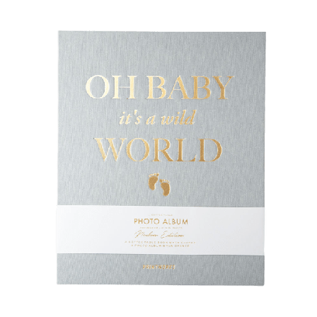 Printworks Fotoalbum - Baby it's a wild world Kontor & papper Unisex Flerfärgad ONESIZE