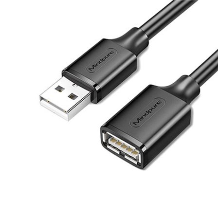 USB 2.0 Förlängningskabel - Förläng din USB-anslutning för mus, tangentbord, USB-minne och mer (0.5m-10m)