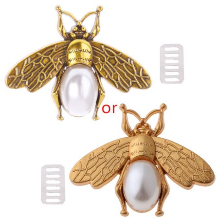 Bee Metal Bag Dekoration för DIY axelväskor Casual Tote Messenger Accessoarer