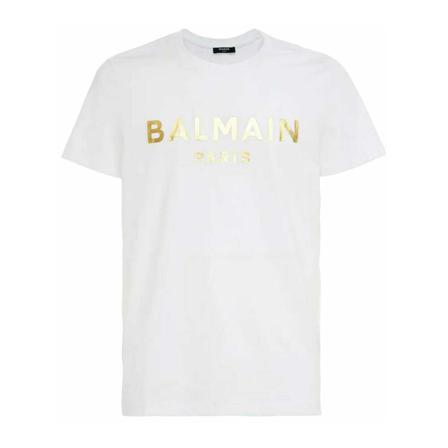 Balmain T-Shirts Hvid, Herre