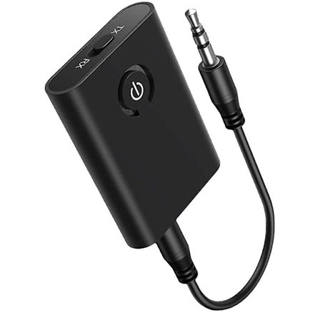 Bluetooth 5.3 Adapter Til Fly Til 2 Trådløse Hovedtelefoner, 3.5mm Jack In-flight Bluetooth Transmitter Receiver Til Tv